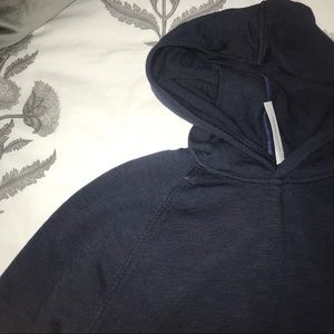 men’s banana republic navy blue sweater hoodie